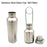 Outdoor Survival Stainless Steel Water Cup 350-750ml Water Mug Cu
