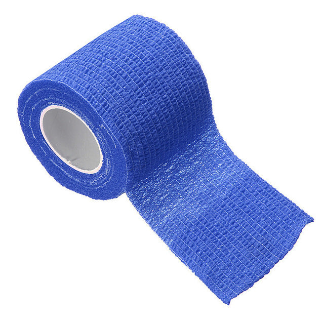 2.5cm*5m Self-Adhesive Elastic Bandage Health Care Treatment Gauze Tape Tourniquet First Aid Medical sports support survival