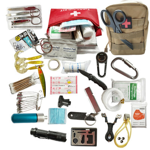 Camping Survival kit Set Outdoor Camping Travel Multifunction First aid SOS EDC Emergency Supplies