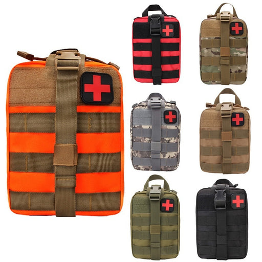 Camping Multifunctional Waist Pack Climbing Emergency Molle Survival Kits Outdoor Travel First Aid Kit Tactical Medical Bag