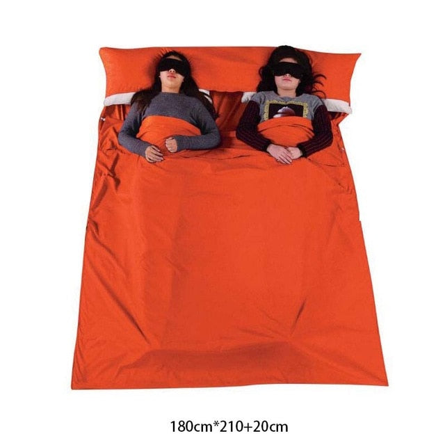 Ultralight Outdoor Sleeping Bag Liner Portable Cotton Sleeping Bags Camping Travel Healthy Camping Hiking YHSD01