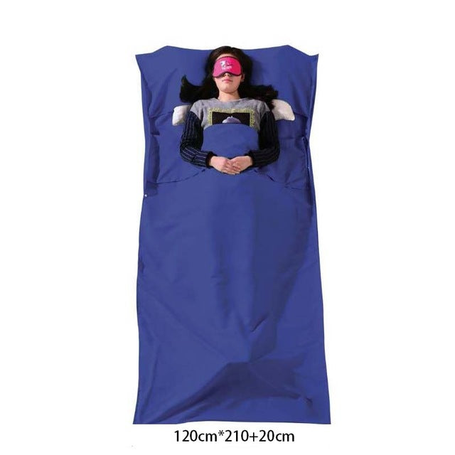 Ultralight Outdoor Sleeping Bag Liner Portable Cotton Sleeping Bags Camping Travel Healthy Camping Hiking YHSD01