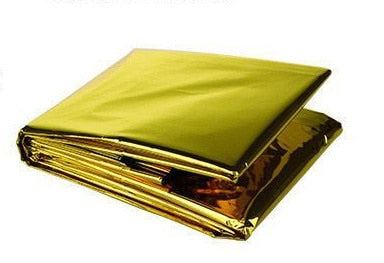 First Aid Rescue Blanket Gold/Silver Multi-function Waterproof Emergency Blankets
