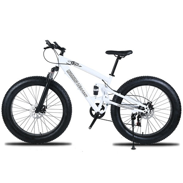 High quality Mountain bike 26 Fatbike 7/21/24 Speed shock absorber bicycles Snowmobile Dual disc brakes of the bike