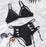 Women's High Waist Swimwear Bandage Bikini Set