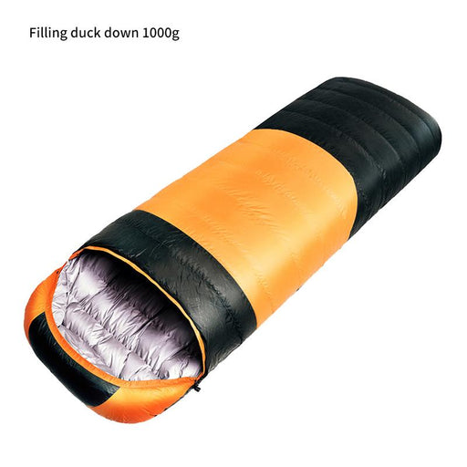 Down sleeping bag duck down autumn and winter duck down sleeping bag camping sleeping bag envelope white duck down sleeping bag